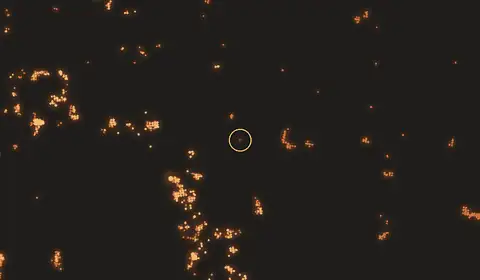 Fire near Tongkiling
