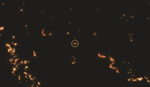 Fire near Tongkiling, no longer detected