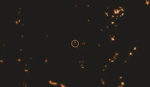 Fire near Tongkiling