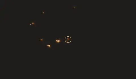 Fire near Udhailiyah