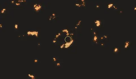Fire near Uruará, Brazil, 10 October 2026
