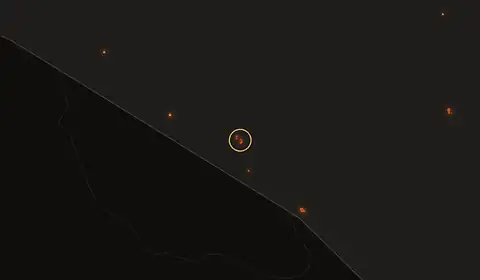 Fire near Verkhnebakanskiy, Russia, 11 October 2026
