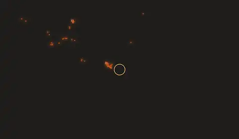 Fire near Waghete, no longer detected