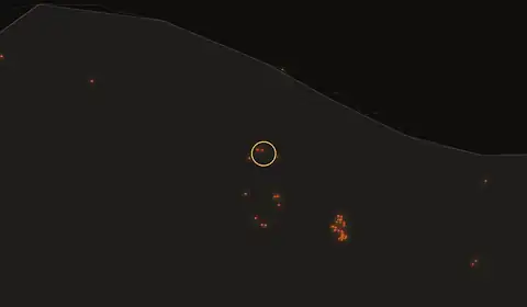Fire near Wahai
