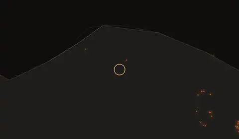 Fire near Wahai, no longer detected
