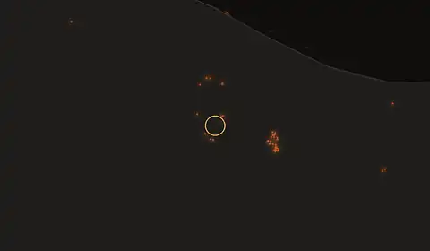 Fire near Wahai