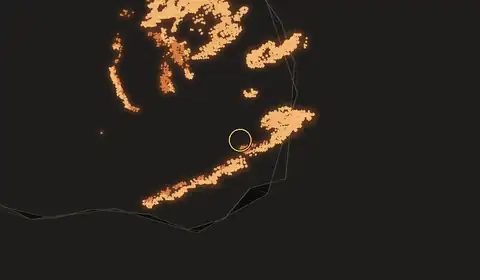 Fire near Wenquan, no longer detected