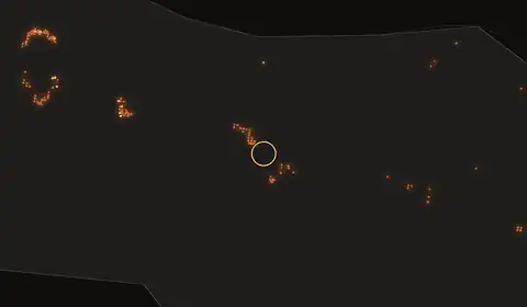 Fire near Werinama