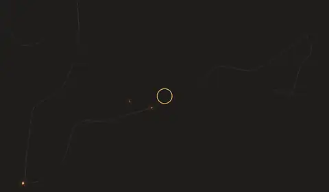 Fire near Yanggu, no longer detected