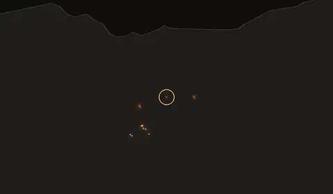 Fire near Zayed City, United Arab Emirates, 11 October 2026
