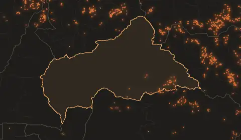 Feux de forêt en Centrafrique