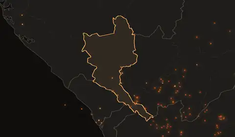 Niari : feux de forêt