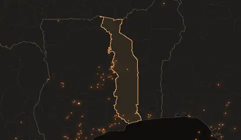 Feux de forêt au Togo