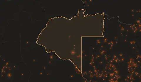 Moxico: incêndios florestais