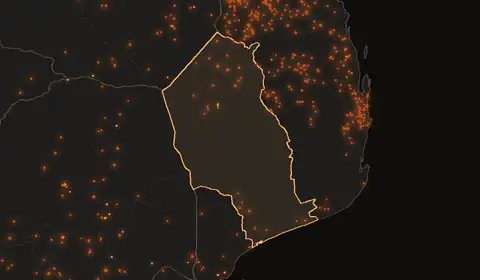 Gaza: incêndios florestais