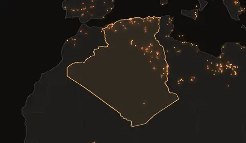 Wildfires in Algeria