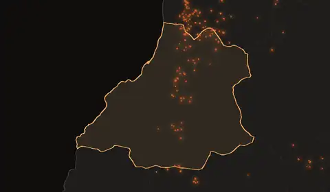 Wildfires in Benguela