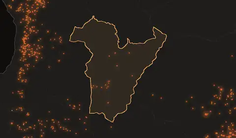 Wildfires in Bié