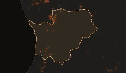 Wildfires in Cuanza Sul