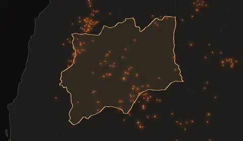 Wildfires in Huíla