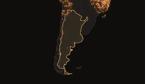 Wildfires in Argentina