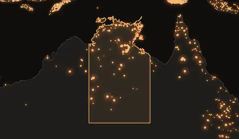 Wildfires in Northern Territory
