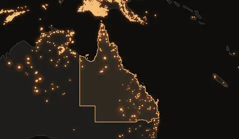 Wildfires in Queensland