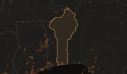 Wildfires in Benin