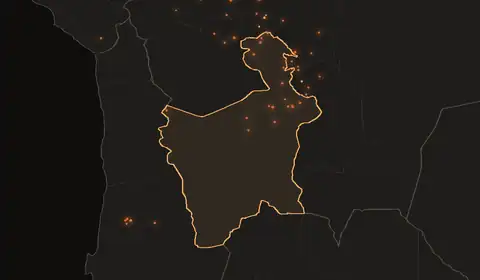 Wildfires in Potosí