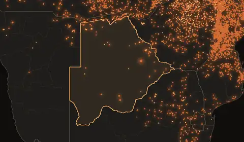 Wildfires in Botswana