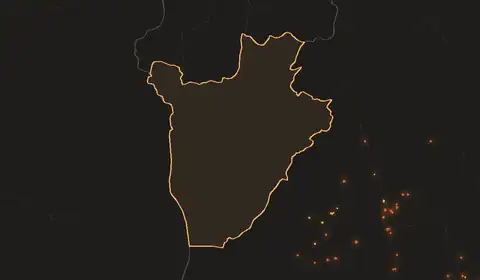 Wildfires in Burundi
