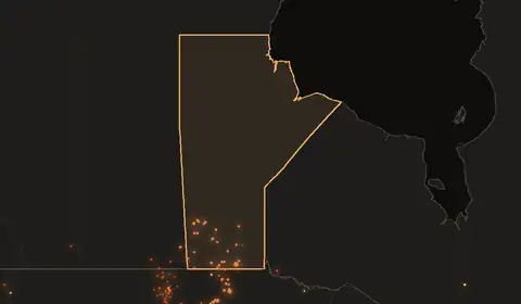 Wildfires in Manitoba