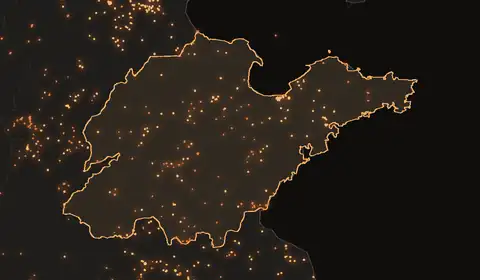 Wildfires in Shandong