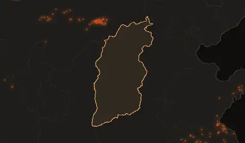 Wildfires in Shanxi