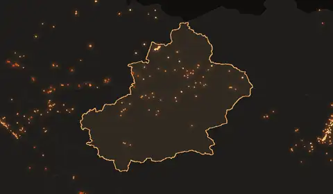 Wildfires in Xinjiang