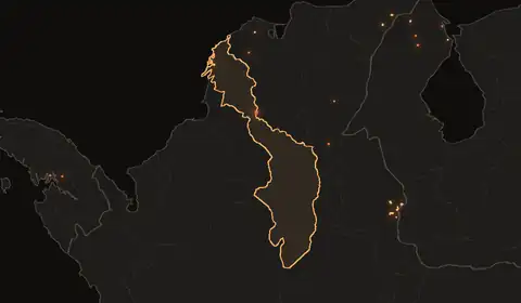 Wildfires in Bolívar