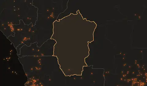 Wildfires in Bandundu