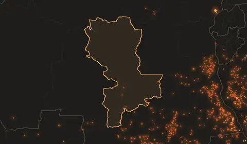 Wildfires in Kasaï-Oriental