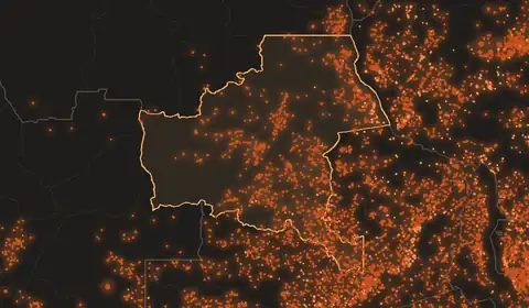 Wildfires in Katanga