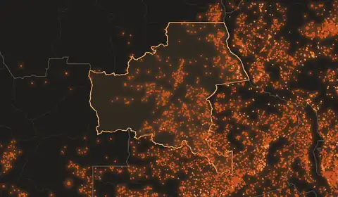 Wildfires in Katanga
