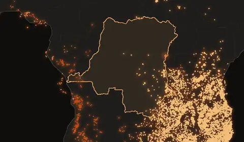 Wildfires in Democratic Republic of the Congo