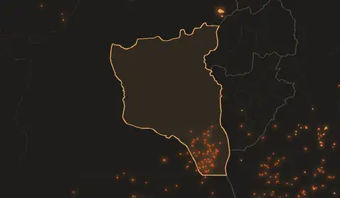 Wildfires in South Kivu