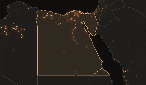 Wildfires in Egypt