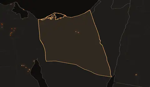 Wildfires in North Sinai