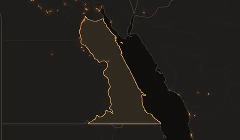 Wildfires in Red Sea