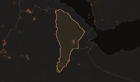 Wildfires in Afar