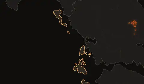 Wildfires in Ionian Islands