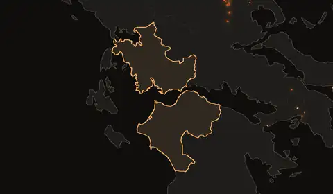 Wildfires in West Greece