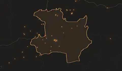 Wildfires in Gaoual Prefecture