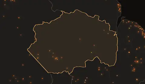 Wildfires in Pomeroon-Supenaam